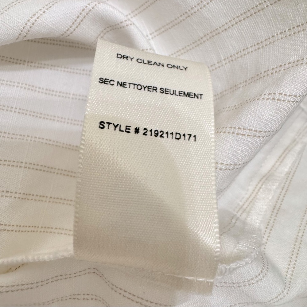 REBECCA TAYLOR Sleeveless Linen Blend Wrap Dress Sz 6 - Picture 11 of 12
